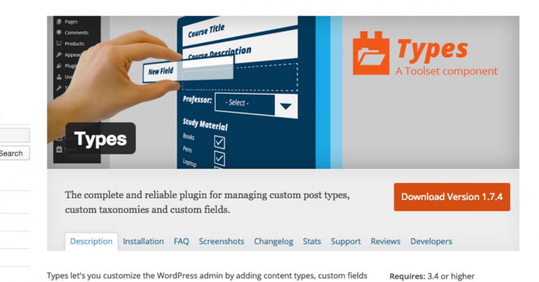 Wordpress カスタム投稿を設定するプラグイン Types がシンプルで便利 株式会社カンマン Wordpress カスタム投稿を設定するプラグイン Types がシンプルで便利 株式会社カンマン